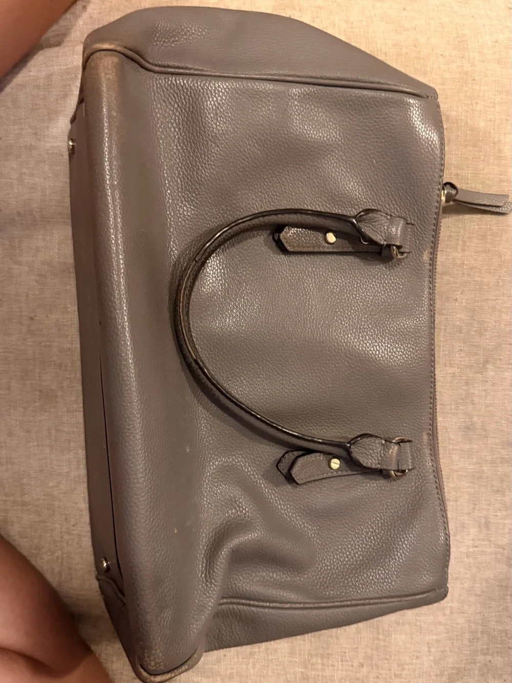 Kate Spade Gray Leather Tote